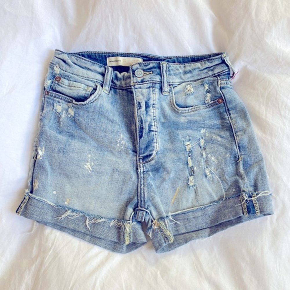 Anthropologie Pilcro Distressed Denim Shorts